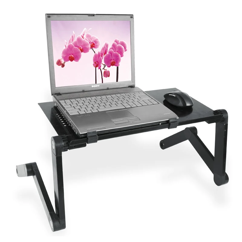 two fan computer stand 4226 cm portable adjustable foldable laptop holder notebook desks lap pc folding desk table vented stand free global shipping