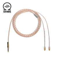 alo reference 8 iem audio cable 8 core hifi earphone cable 4 4 mm plug mmcx connector for andromeda orion atlas w60 se535