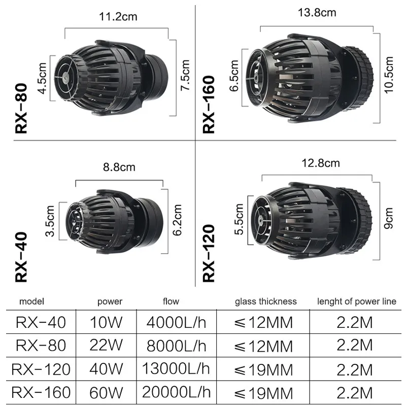 

100 ~ 240 ATMAN Master/Slave Pump Jebao Jecod RW4 RW8 RW20 PP