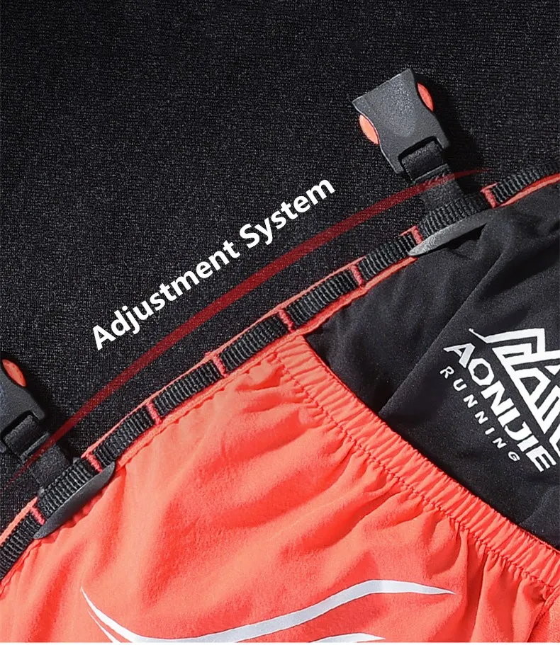 Aonijie C932 Lightweight Backpack Running Vest Nylon Bag 500ml Soft Flask Cycling Marathon Portable Ultralight Hiking 2.5L Bag