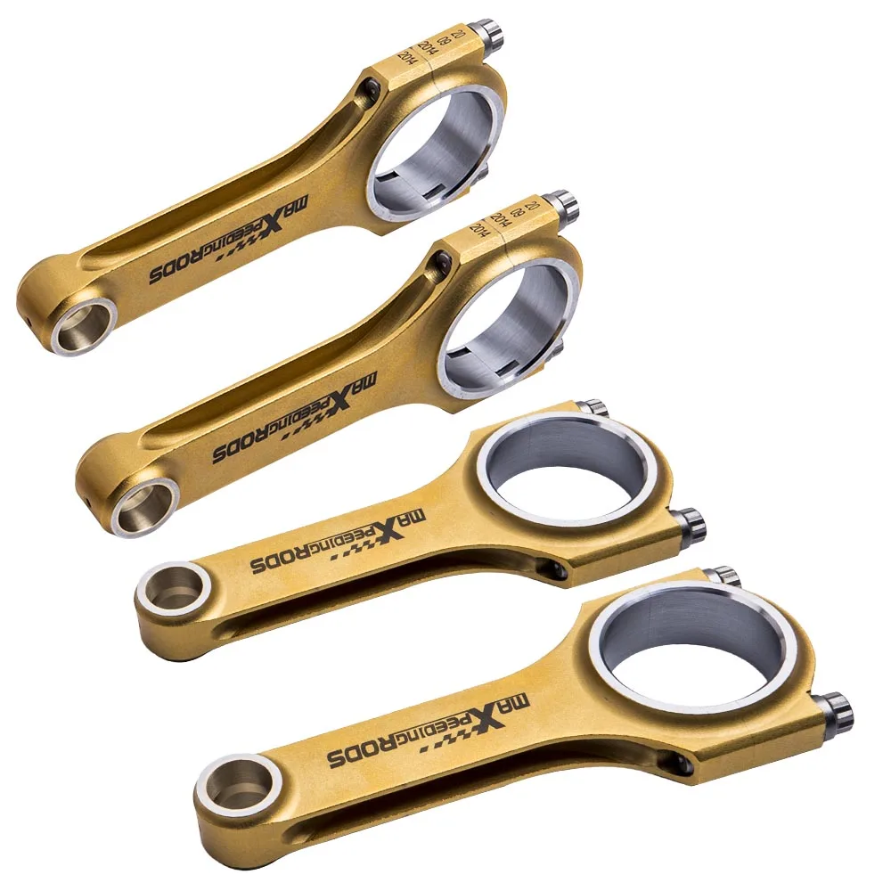 

Titanizing Steel H-Beam Connecting Rods With Bolts For Audi RS2 2.2 Turbo 5cyl 144mm For VW Golf MK4 Gti S3 A3 A4 A6 TT 1.8T 2.0