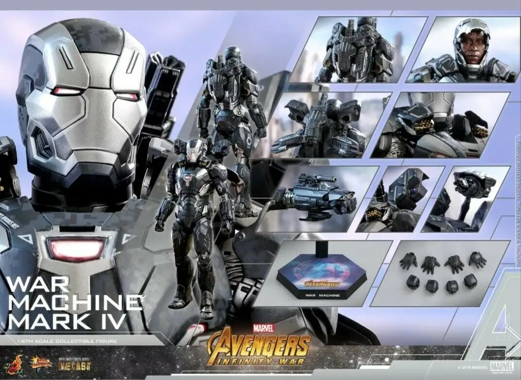 Горячие игрушки Marvell Мстители Бесконечность война литье под давлением 1/6 военная