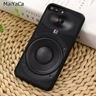 Чехол для телефона MaiYaCa с музыкальным динамиком Dj для iPhone X XR XS 11 12 13 Pro MAX 5 6 7 8 Plus Samsung Galaxy S8 S9 S10