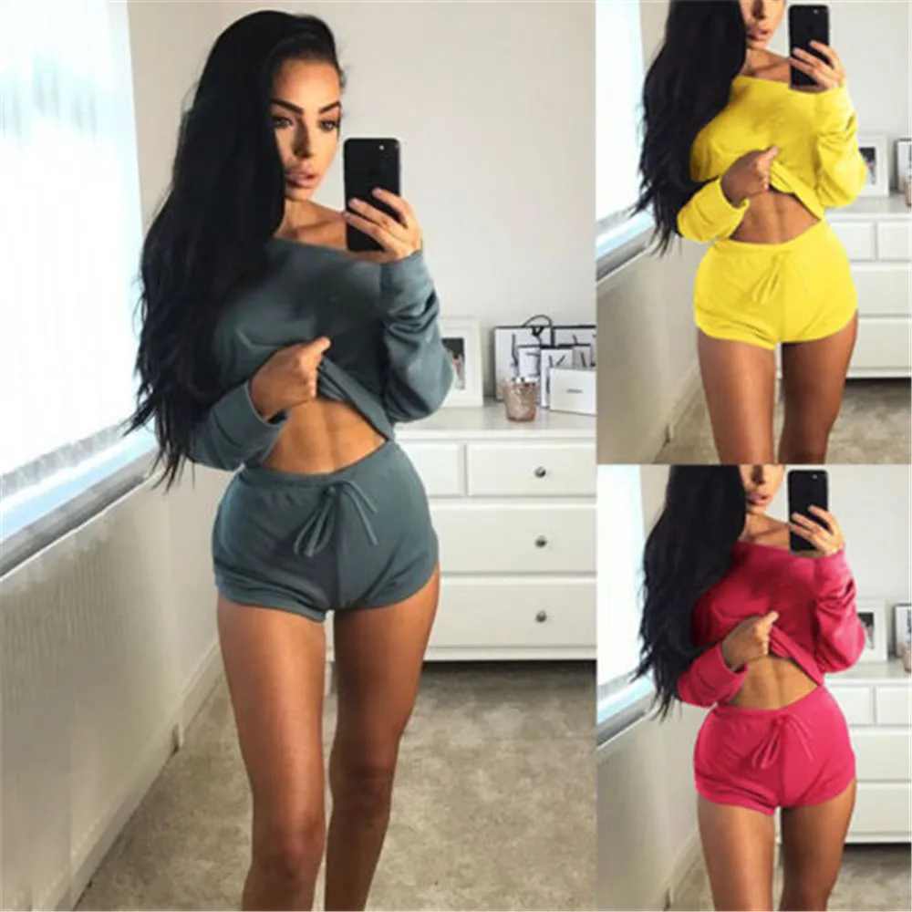 2 шт./комплект женский спортивный костюм | Женская одежда