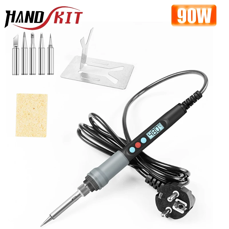 Паяльник Handskit с регулятором Электрический оловянный паяльник 220 в 110 В 90 Вт