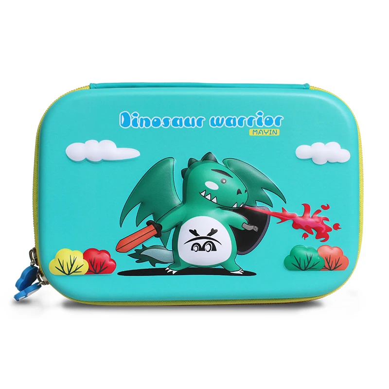 Прохладный 3D динозавра дети Карандаш Чехол Для женщин сумка для макияжа