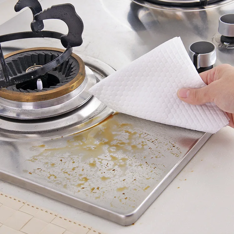

Kitchen oil free disposable dishcloth wash free household cleaning towel absorbent cloth