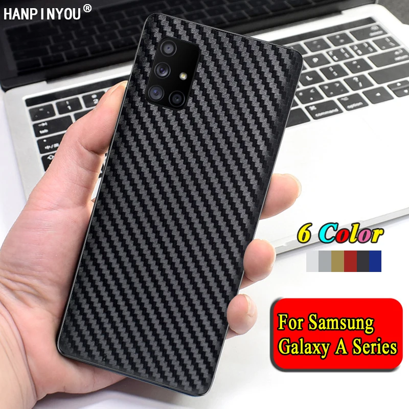Для Samsung Galaxy A51 A71 5G A50 A30 A20 A40 A80 A70 задняя крышка наклейка 3D Защитная пленка из