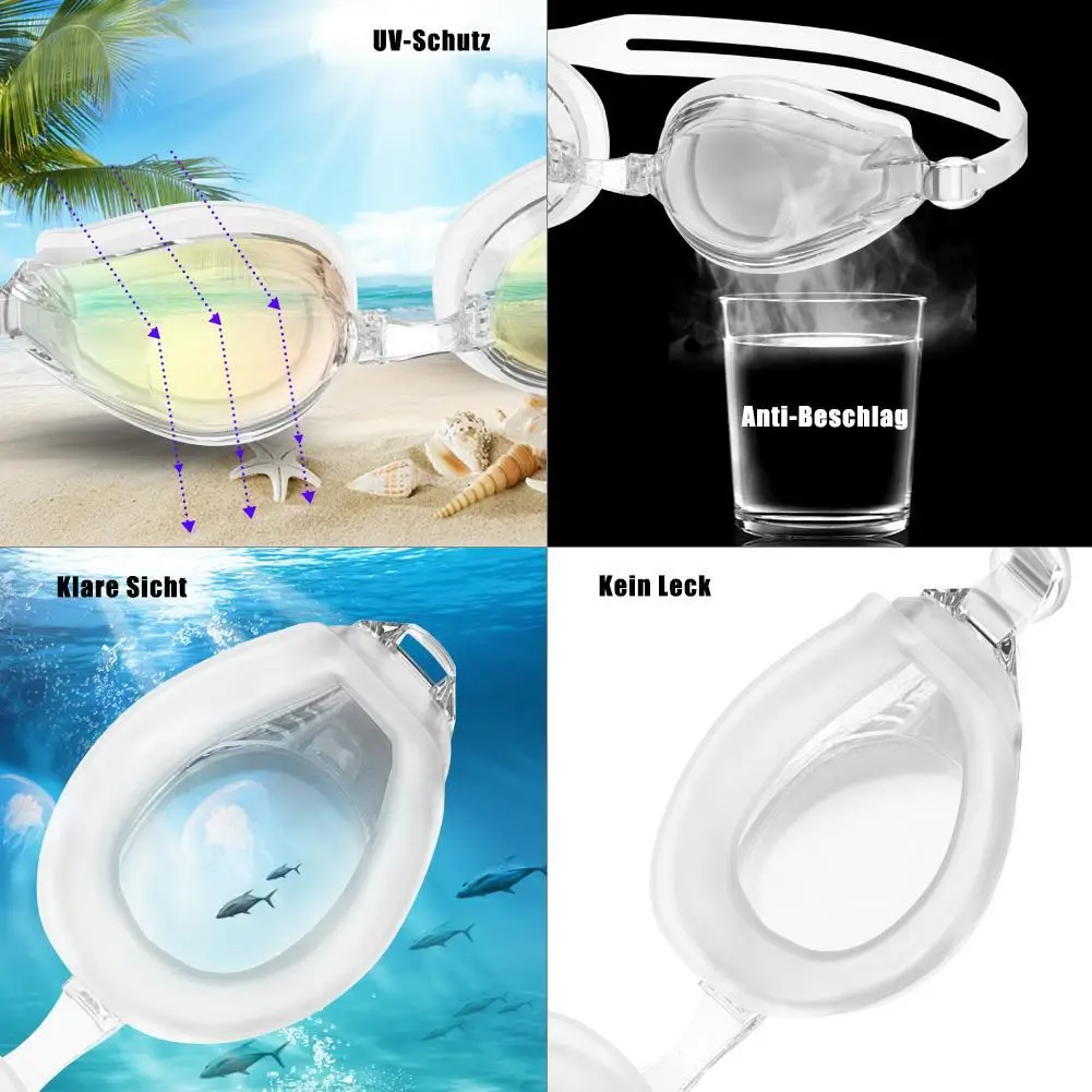 Новые очки для плавания с крышкой зажимом ушей профессиональные противотуманная