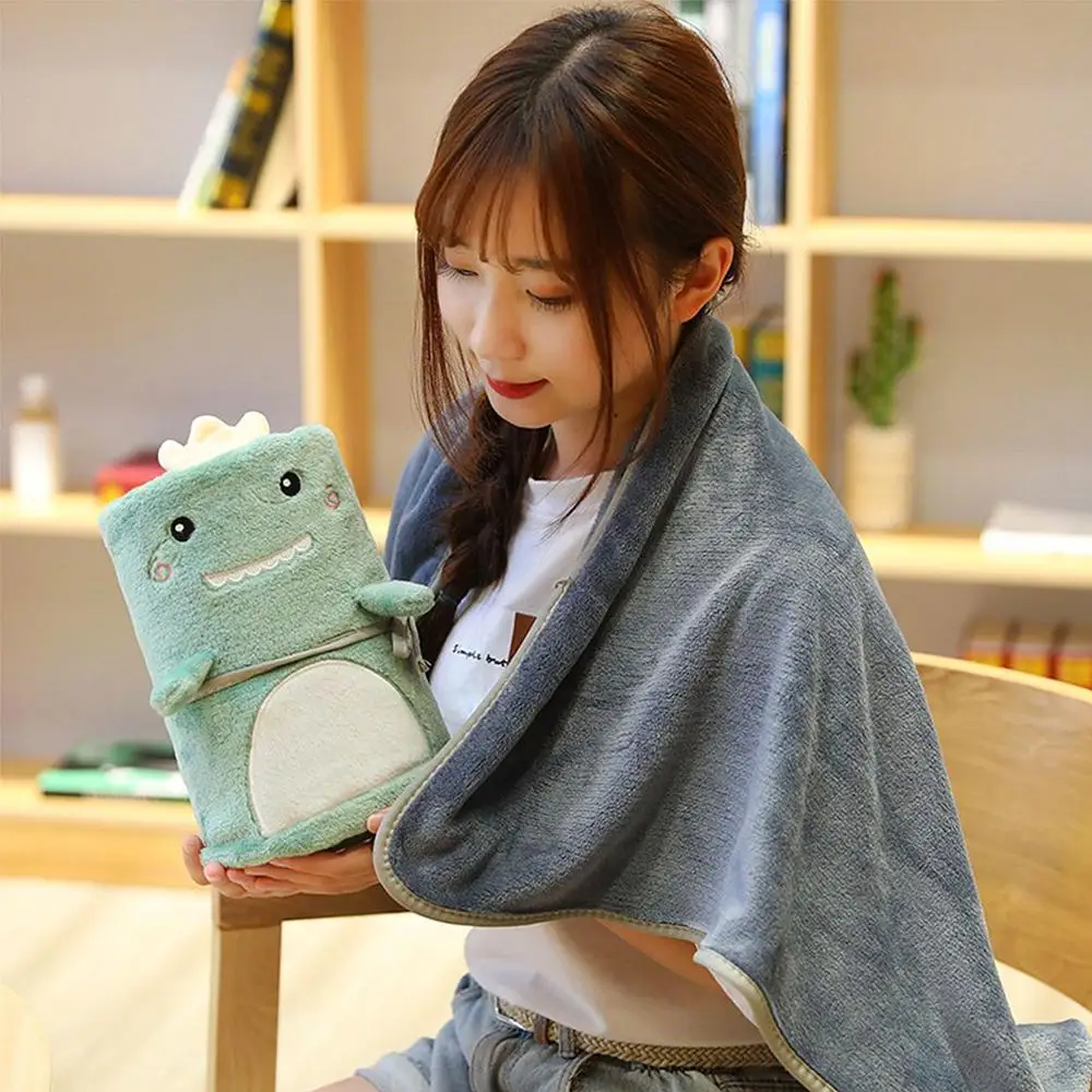 

80*100 см плюшевое одеяло с мультяшным животным, теплое пушистое домашнее одеяло для дивана, офисное автомобильное одеяло, домашний текстиль