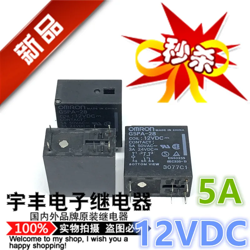 

5PCS/LOT G5PA-28 12VDC 24VDC 5A 6 F4KA012T F4AK024T