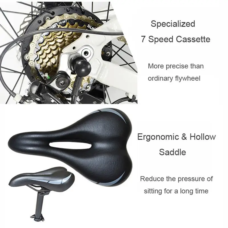 26 Iches сиденье для электрического скутера 2 колеса электрические велосипеды один