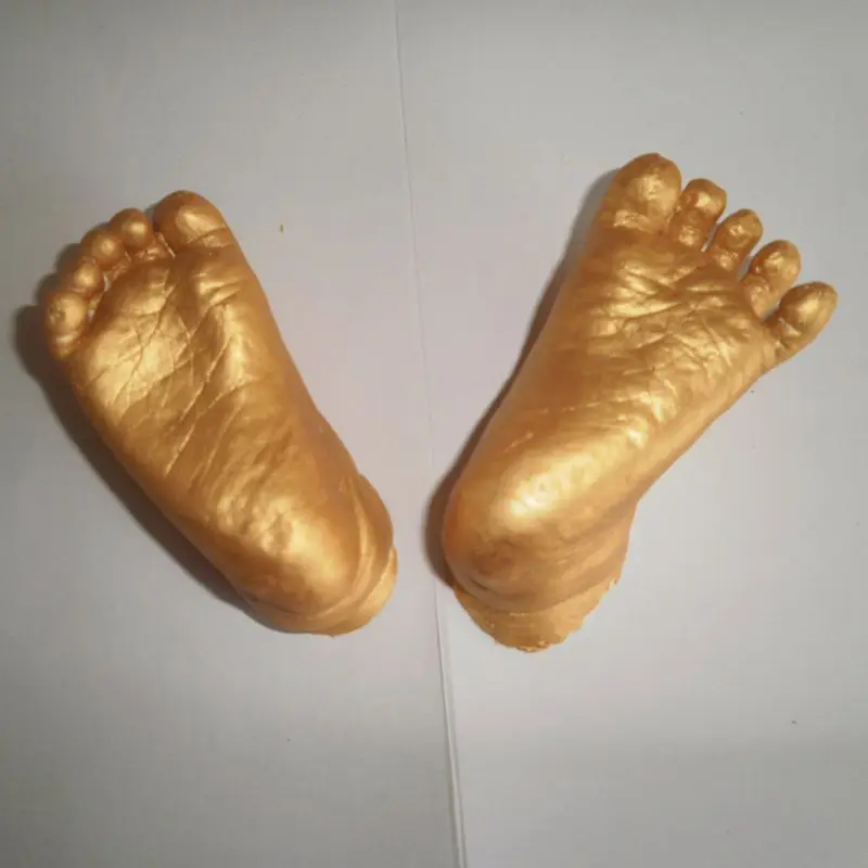 3D штукатурка отпечаток ноги ребенка плесень руки и ноги литья комплект для печати литой подарок на память подарок