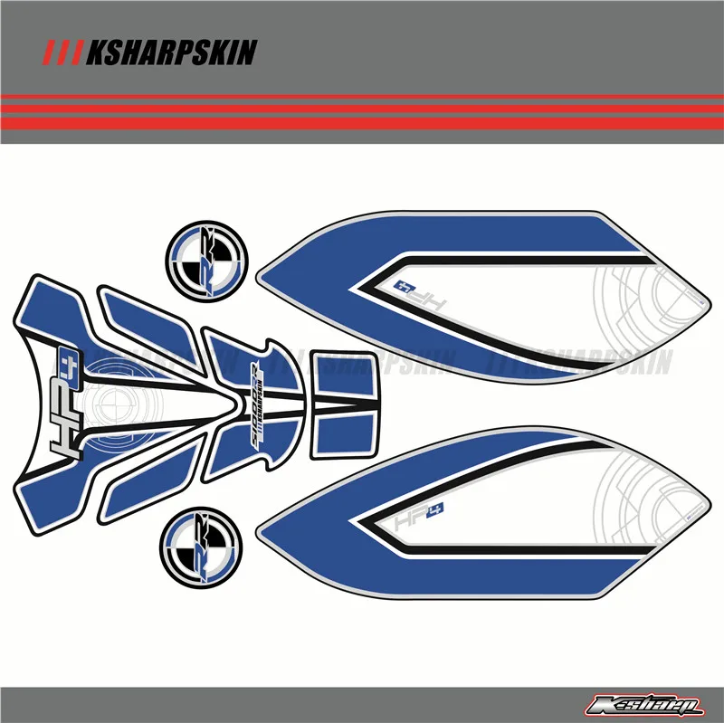 

Tank pad Knee Fairing Number Board KSHARPSKIN 3D Gel Protector for BMW 2012-2014 2013 S1000RR S1000 RR HP4