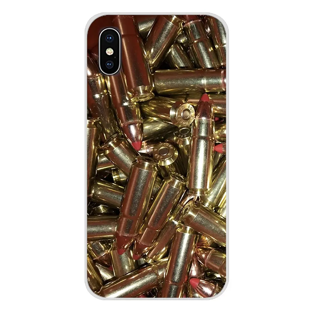 For Samsung Galaxy A3 A5 A7 A9 A8 Star A6 Plus 2018 2015 2016 2017 Loose Gold Bullets Gun Bullet Accessories Phone Shell Covers | Мобильные