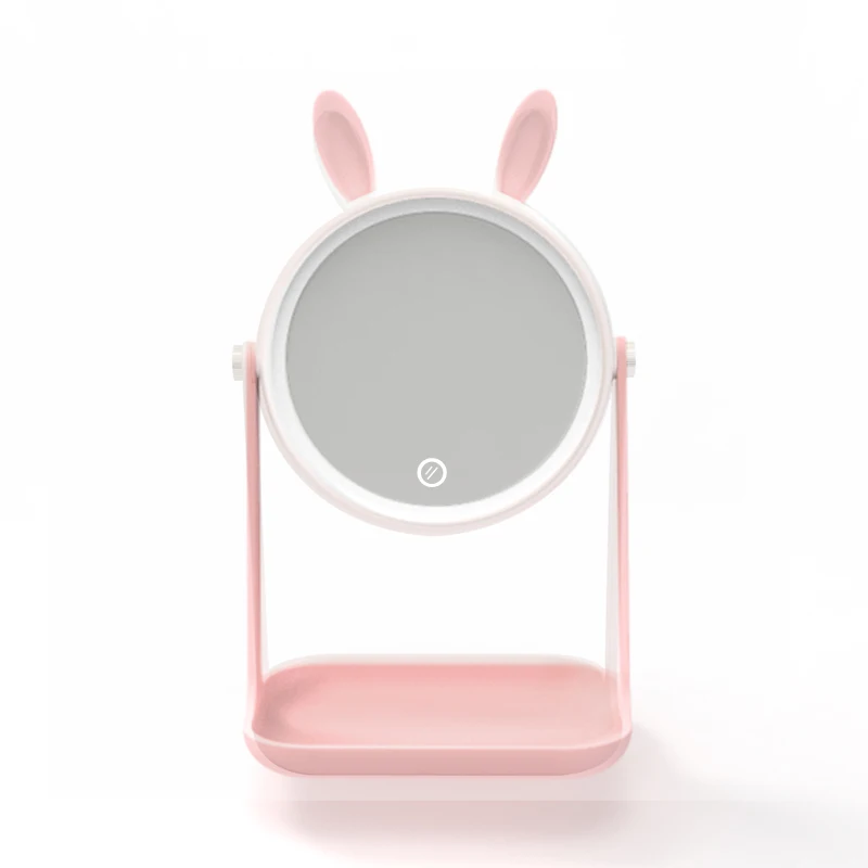 

New Bathroom Medicine Cabinet With Mirror LED Vanity Mirror Table Lamp Makeup Organizer Box With Led Light Mirror espejo con luz