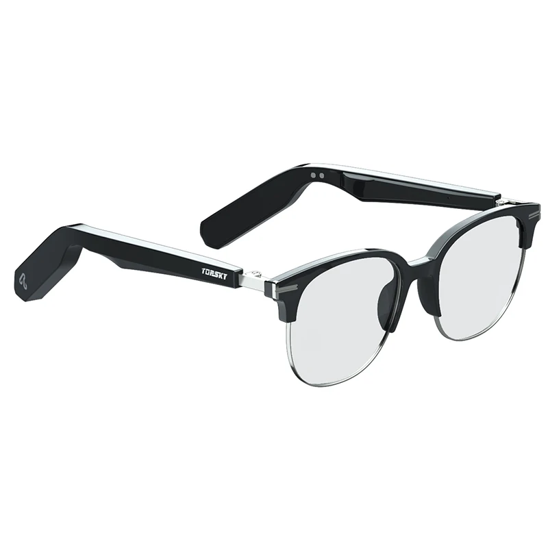 저렴한 TOPSKY-골전도 헤드폰 스마트 안경, 교체 가능한 처방 렌즈, 블루투스 이어폰, 스테레오 음악 선글라스