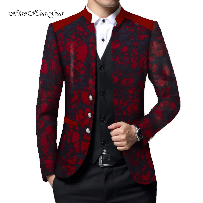 Костюм Джентльмена куртка для мужчин в африканском стиле с принтом женская