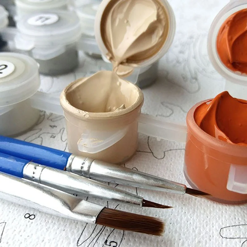 Набор для рисования по номерам на холсте лошади |