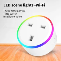 wifi smart plug outlet wireless power socket smart life app remote control work with alexa google home no hub required eu