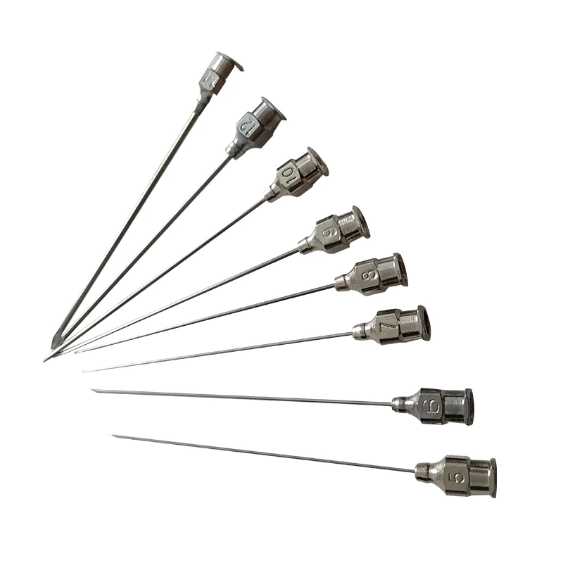 

5pcs 0.6mm 23G 0.6x60/80/100/120/150/200/250/300mm Stainless Steel Syringe Needle Dispensing Needles