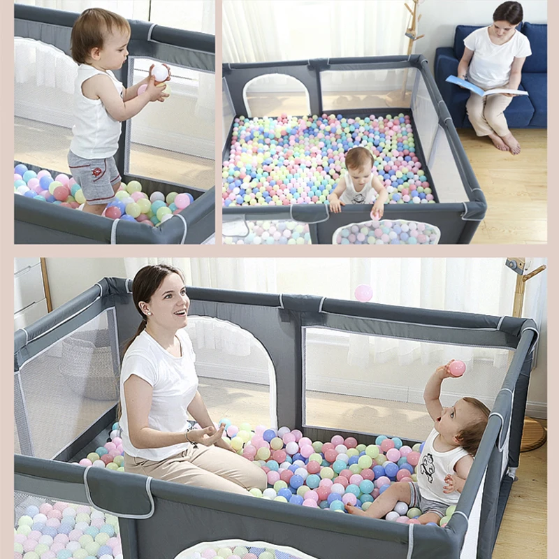 Large Size Baby Playpen with Anti-collision for Toddler Playpens Safety Activity Center Fence Children's Playground | Мать и ребенок