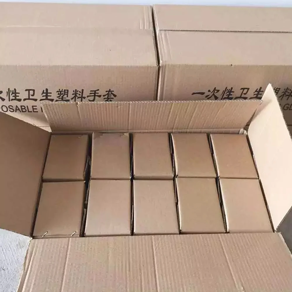 Гигиенические перчатки для барбекю прозрачные одноразовые пластиковые уборки