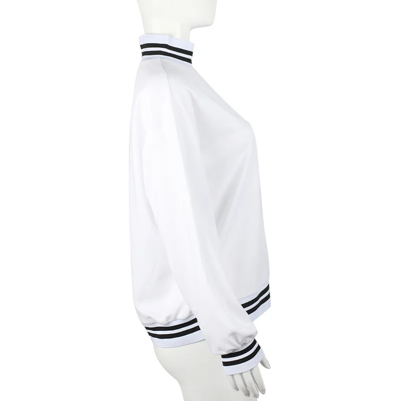 

Fashion Vintage Korean Cotton High Street Cotton Letter Pullovers Short Sweatshirt for Women 025