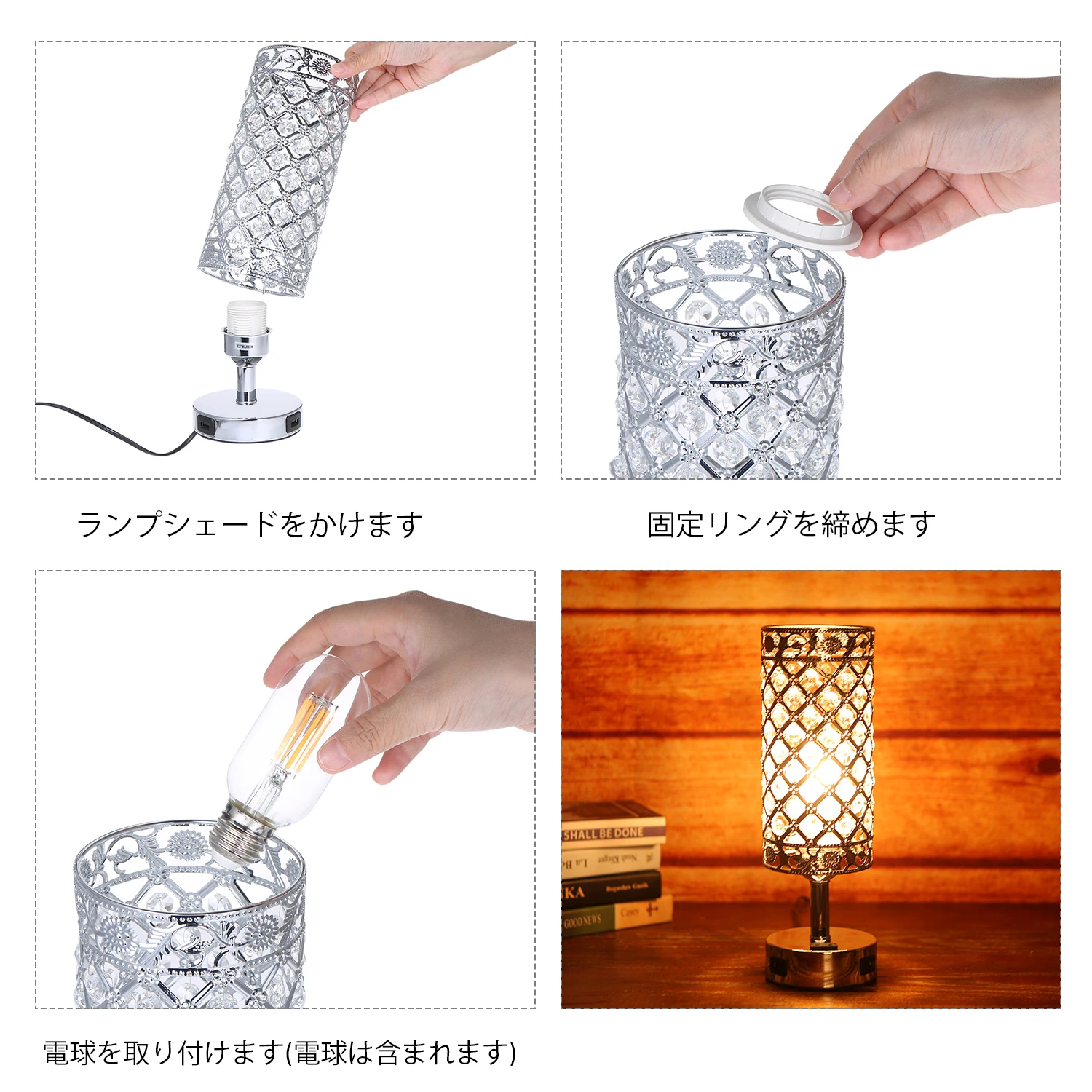 Прикасаясь к Управление прикроватная Настольная лампа с двойной USB зарядка Порты