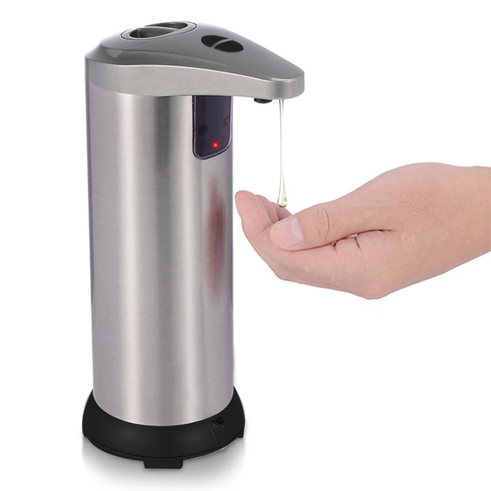 

Free Standing Automatic Sensor Hotel Battery Powered Countertops Infrared Stainless Steel Bathroom Body Care Soap Dispenser