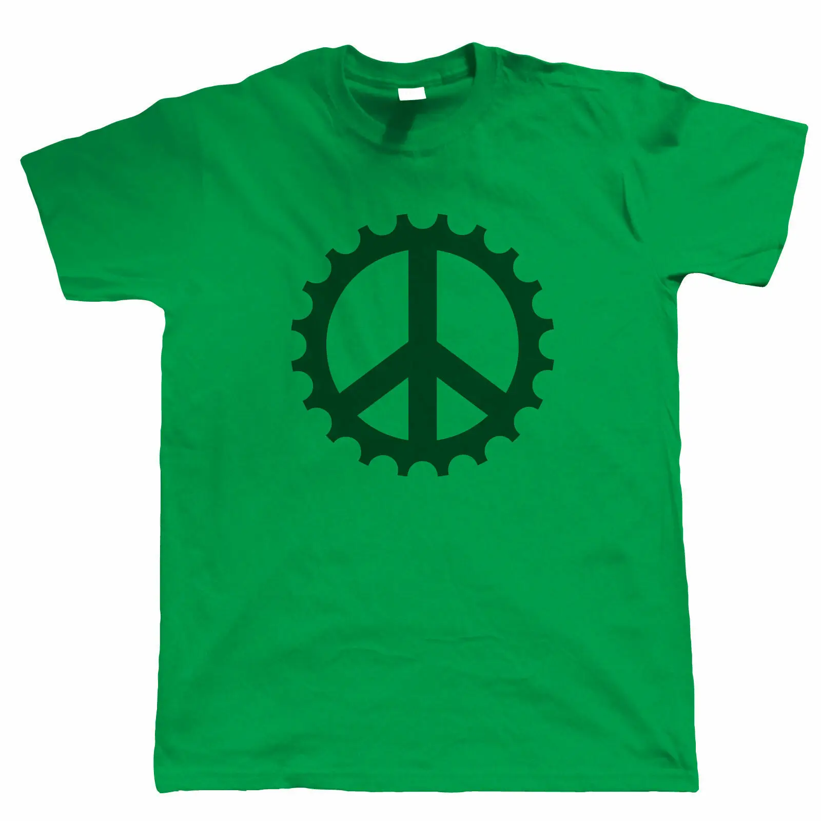 Peace Cog Мужская BMX или горный велосипед Футболка-Велоспорт подарок для папы его (1) |