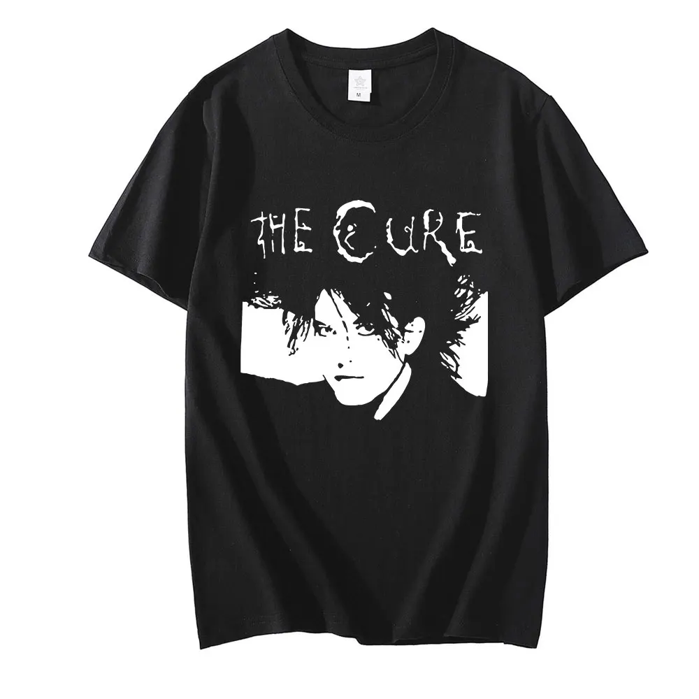

Unisex T-Shirt Teenagers Cool Tops Fashion Brand T Shirt Mens 1986 Cure Robert Smith Black T Shirt Medium Cotton Tshirt
