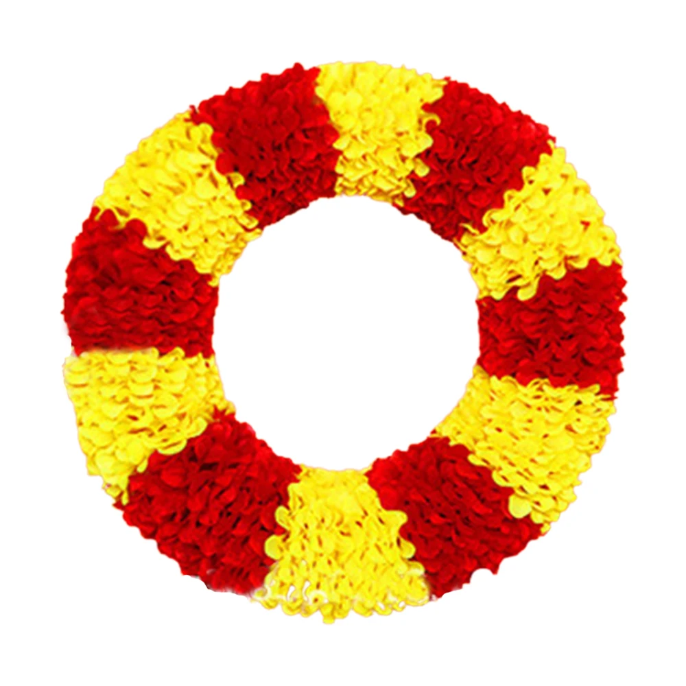 Венки кольцо в виде цветка календулы искусственные цветы искусственная шелковая