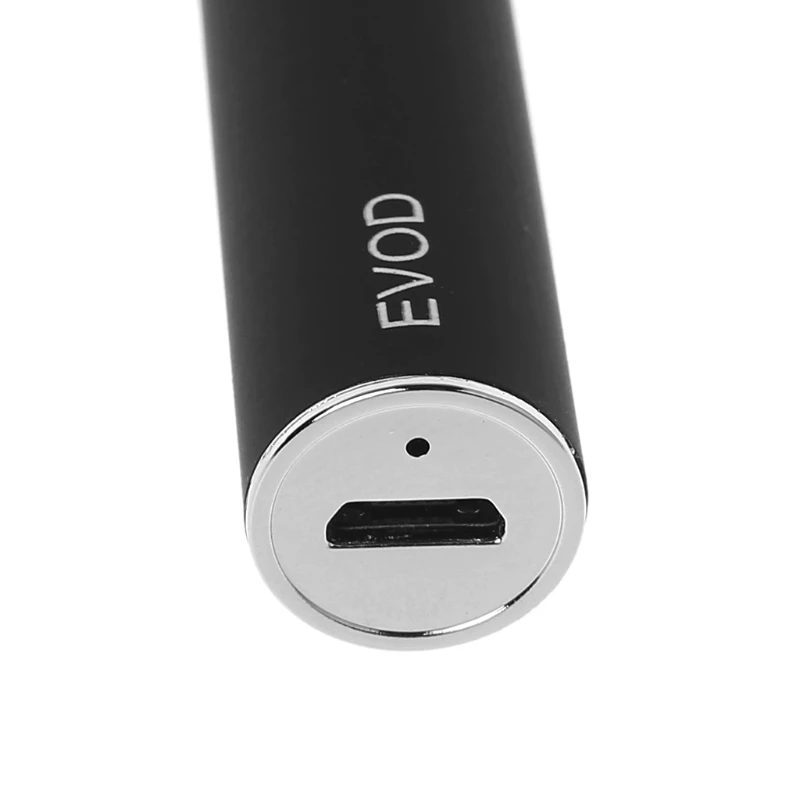 

Electronic Cigarette Micro USB Port Bottom Charge Battery 900mAh For EGO