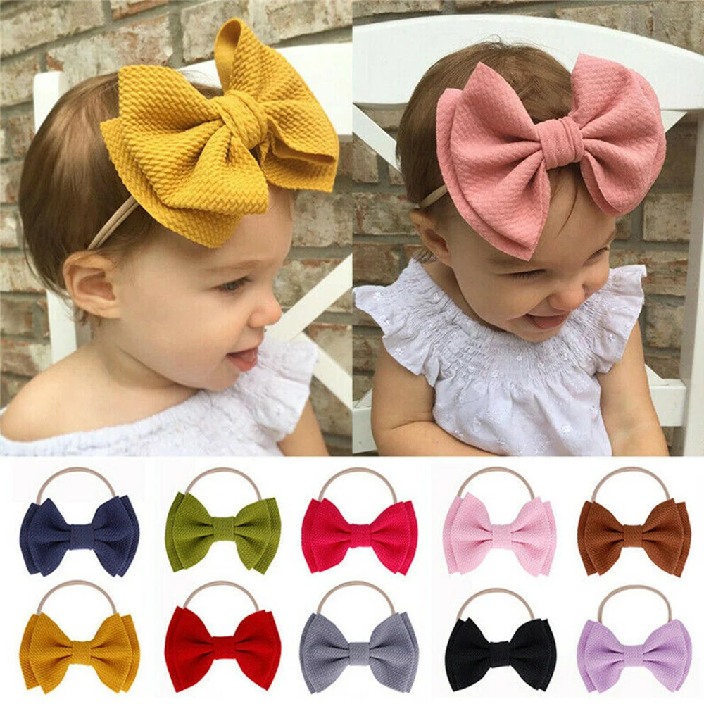 Новинка 2019 10 цветов детская одежда для маленьких девочек повязка на голову с