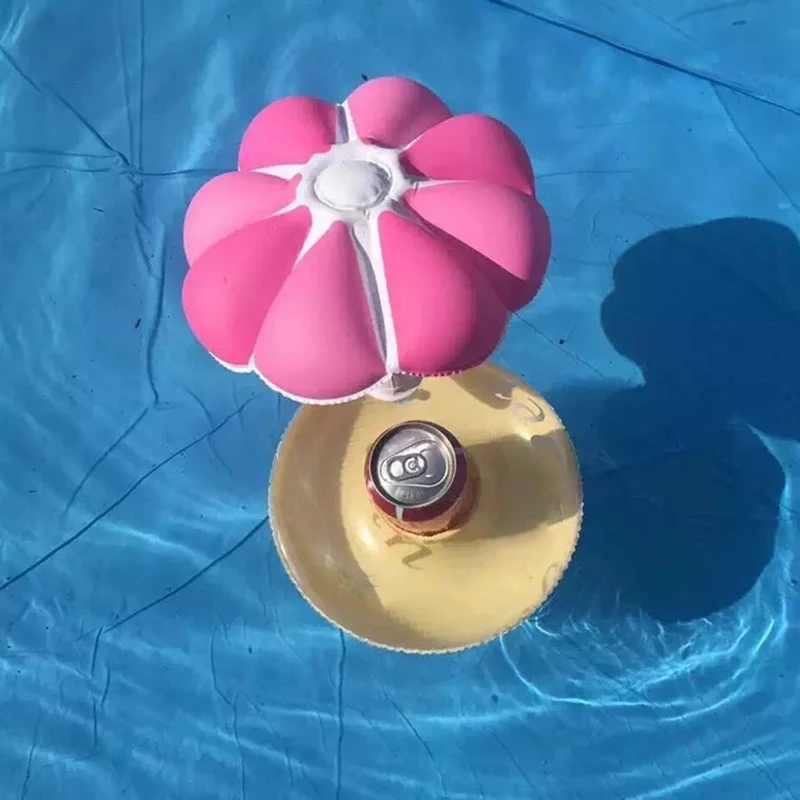 Держатель зонта зеленая ПВХ игрушка для бассейна Милая подставка чашка напитков