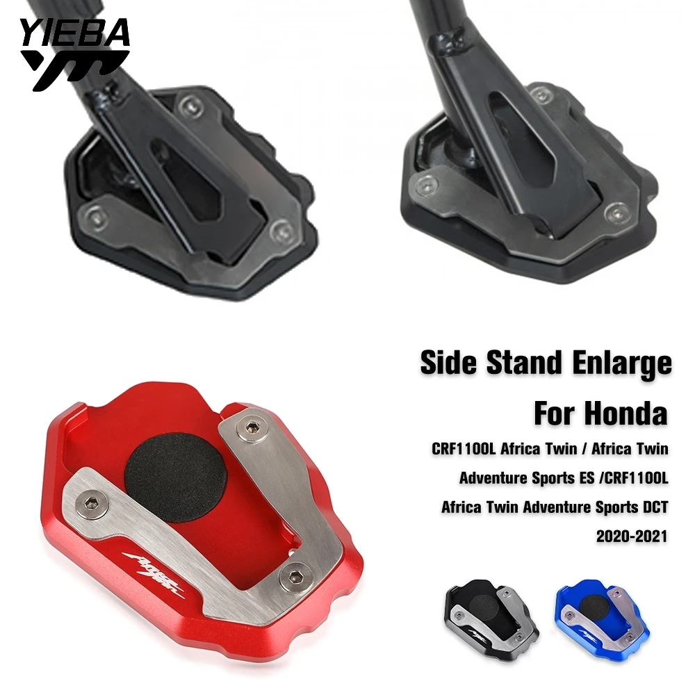 Soporte lateral para motocicleta, accesorio para Honda CRF1100L, agrandar CRF 1100 L Africa Twin