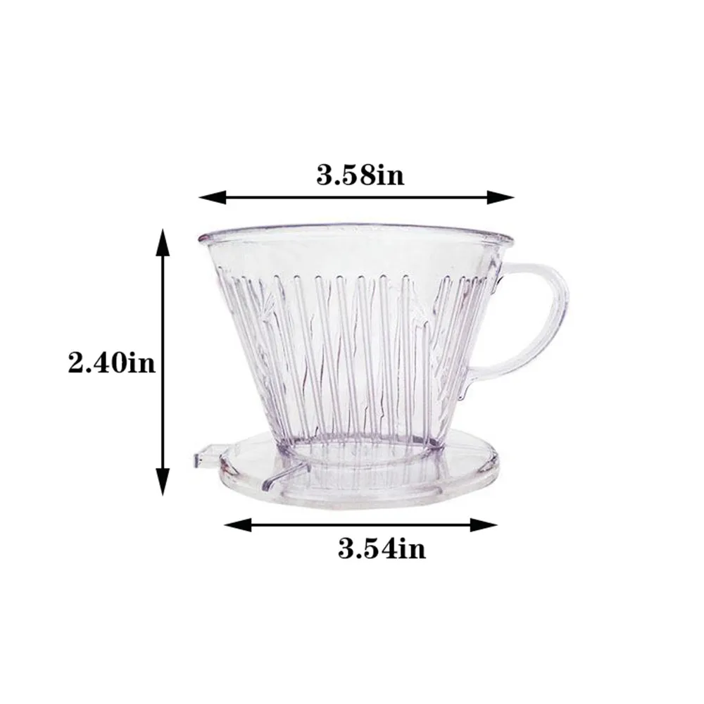 Многоразовый фильтр для кофе конусная форма кофеварки чашка капельница