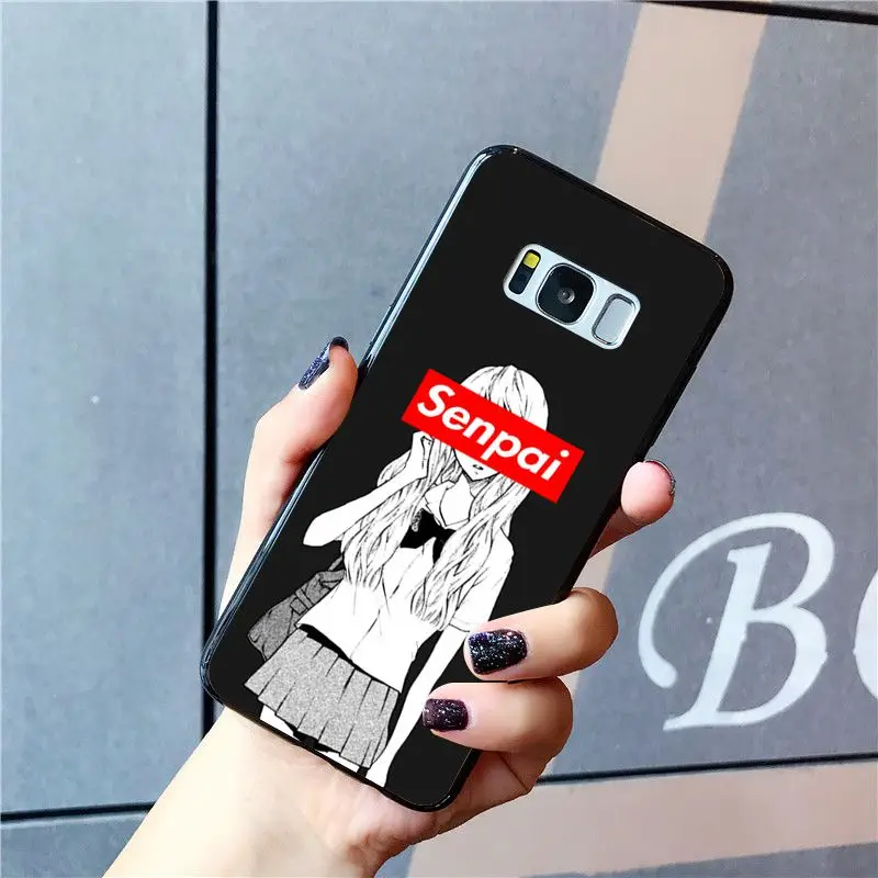 Babaite Sugoi Senpai аниме Waifu чехол для телефона Samsung Galaxy S10E S7 Edge S9 S8 S10plus S6 S10Lite | Мобильные