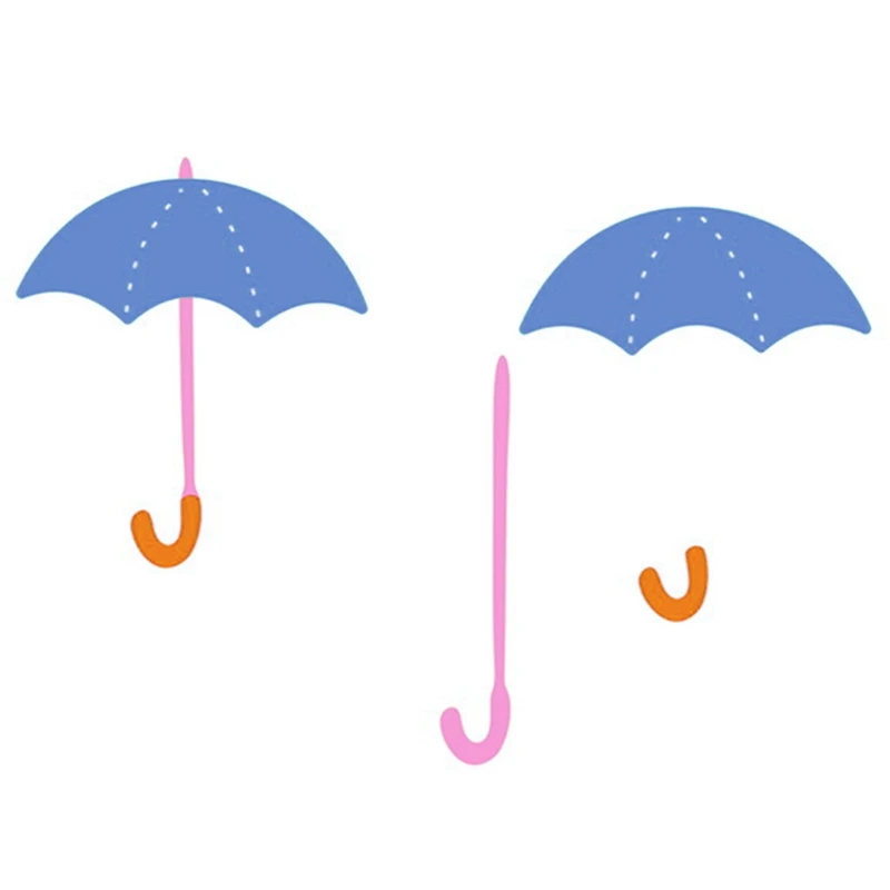 Металлические Вырубные штампы с зонтиком для скрапбукинга бумаги ремесла