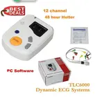 Динамический Alalyzer TLC6000, 48 часов, 12-канальный ЭКГЭКГ, Holter монитор, производство CONTEC, CE