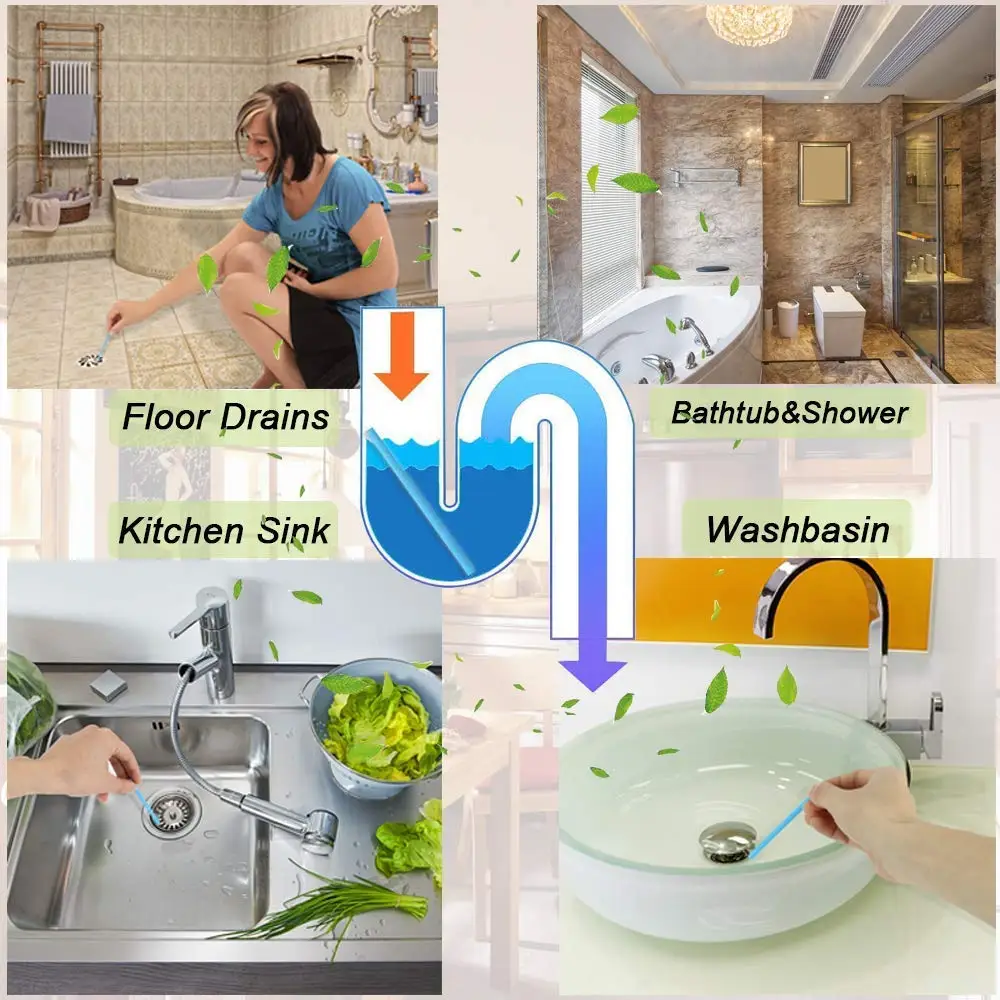 Очиститель для слива дезодорирующие палочки сливные нетоксичный дезодорант