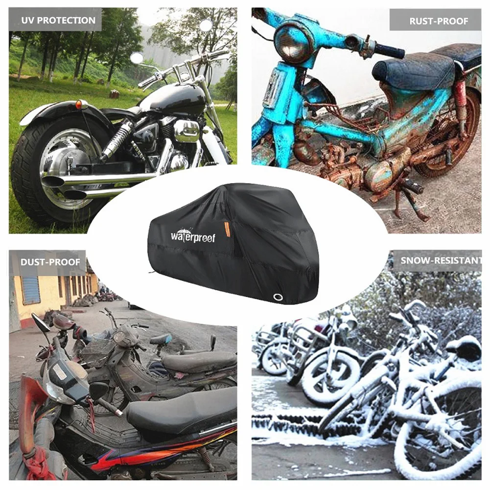 

Bicycle Bike Cover Waterproof Snow Cover Rain UV Protector Dust Protector for Scooter Waterproof Bike Rain Dustproof Cover 2021