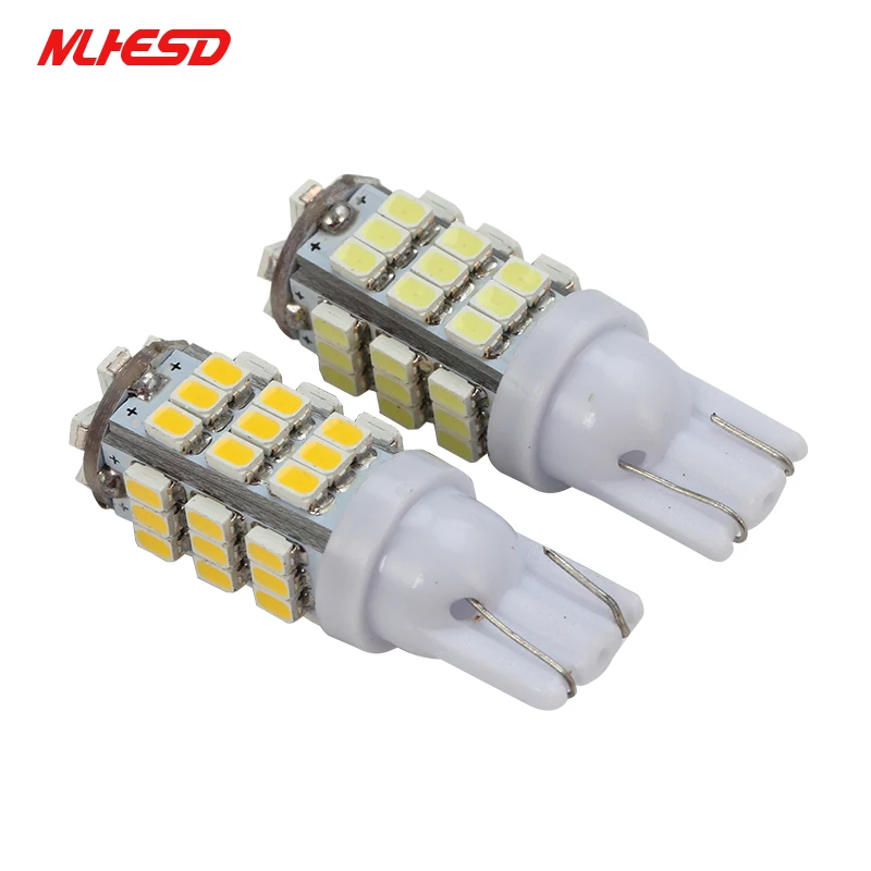 

10Pcs T10 W5W LED 3020/1206 42smd LED Car Lights Auto Reading/Door/Side Marker Lamp 12V Super Bright Warm White Bulbs