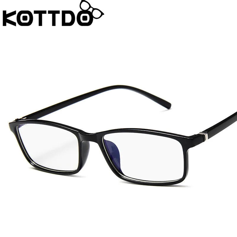 

KOTTDO Classic Square EyeGlasses Men Vintage Clear Prescription Eye Glasses Frames for Women