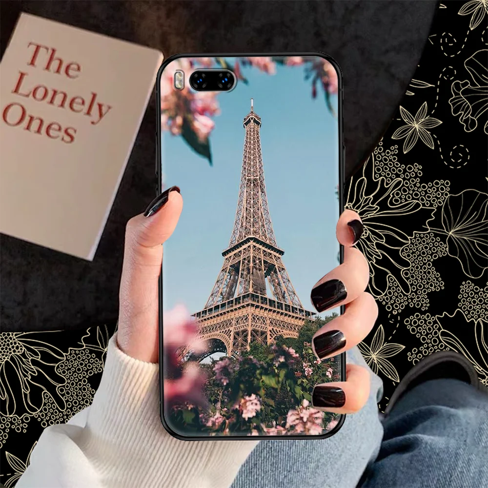 Чехол для телефона Paris Eiffel Iron Tower для Xiaomi Mi Max Note 3 A2 A3 8 9 9T 10 Lite Pro Ultra черный 3D ячейка обложка модное hoesjes on.
