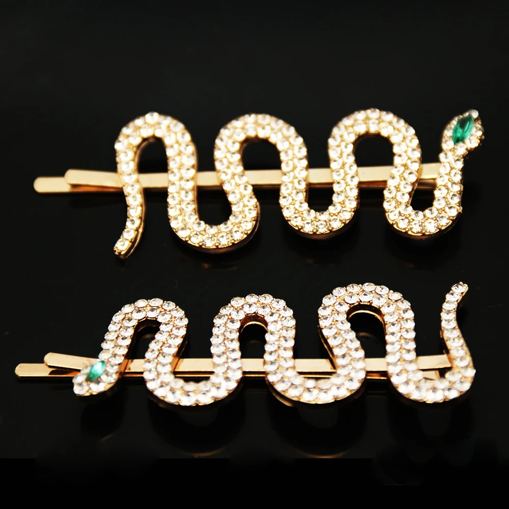 1Pcs Shining Alloy Women Hairpins With Crystal Shiny Rinestones Diamond Multi Pattern Bobby Pin Hairgrip Hair Accessories |