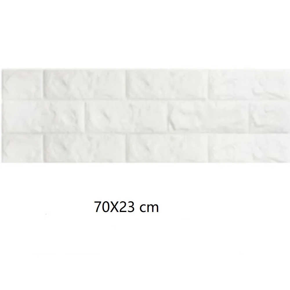 Настенные 3D стикеры из пены тисненые водонепроницаемые самоклеящиеся обои с