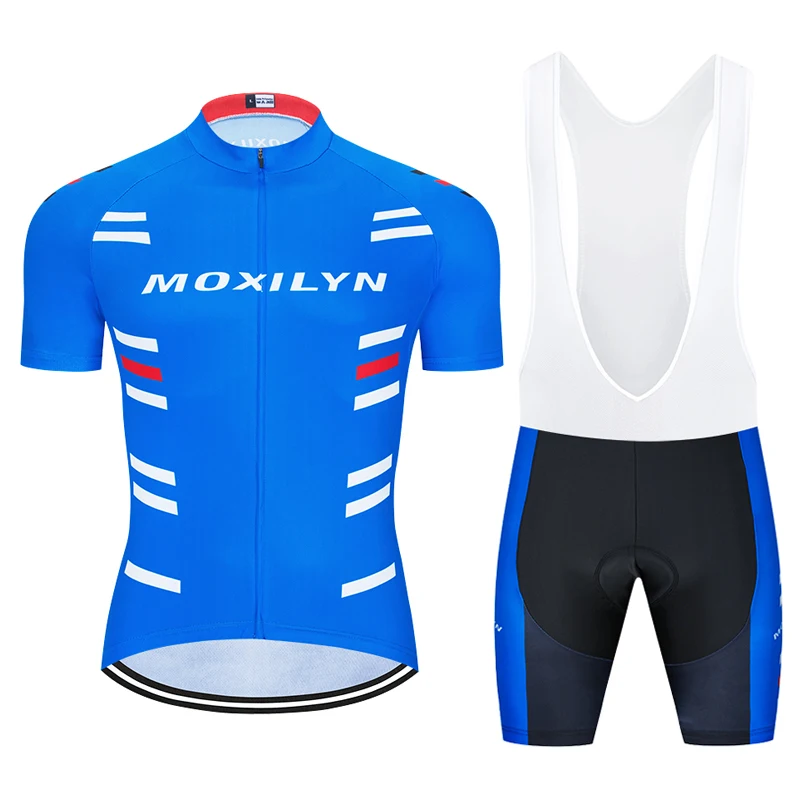 

SISVIP 2020 Pro Summer Cycling Jersey Set Mountain Bike Clothing MTB Bicycle Clothes Wear Short Sleeve Ciclismo Men Cycling Set
