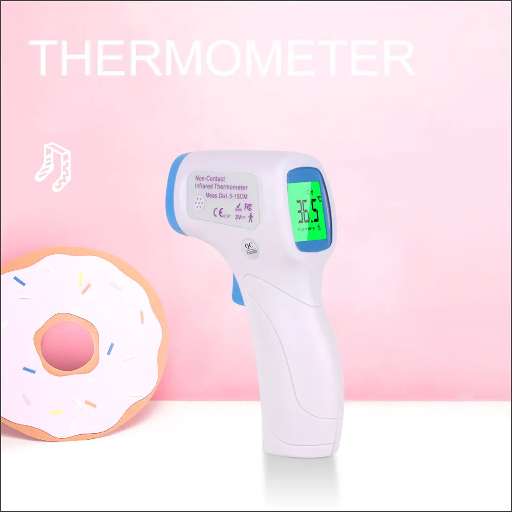 RZ Infrared Baby Thermometer Digital Kids Adult Forehead Non-contact Infrared Thermometer Gun With LCD Backlight Termometer